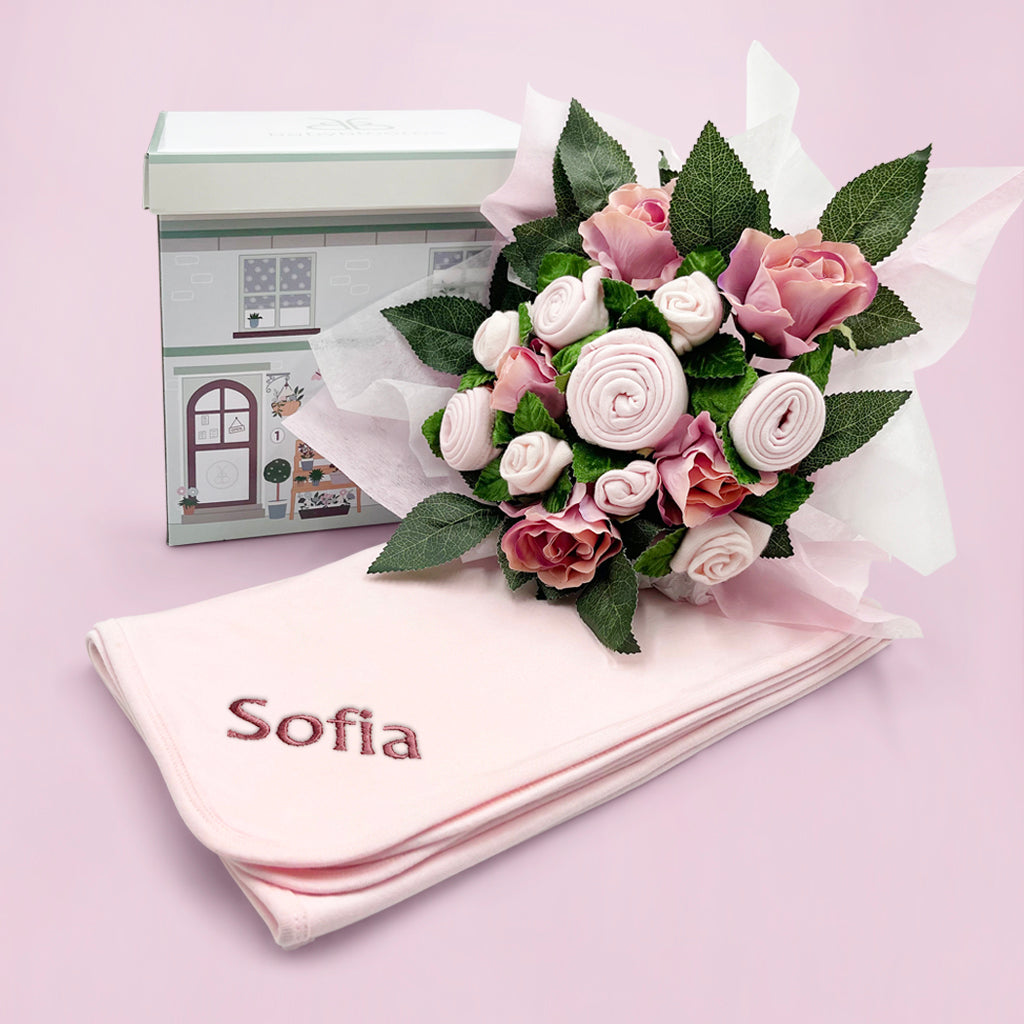 New baby clothes best sale bouquet