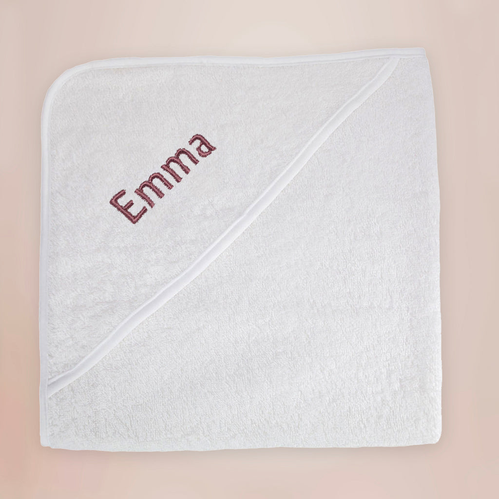 Girls Personalised Hooded Baby Towel Personalised Baby Gifts