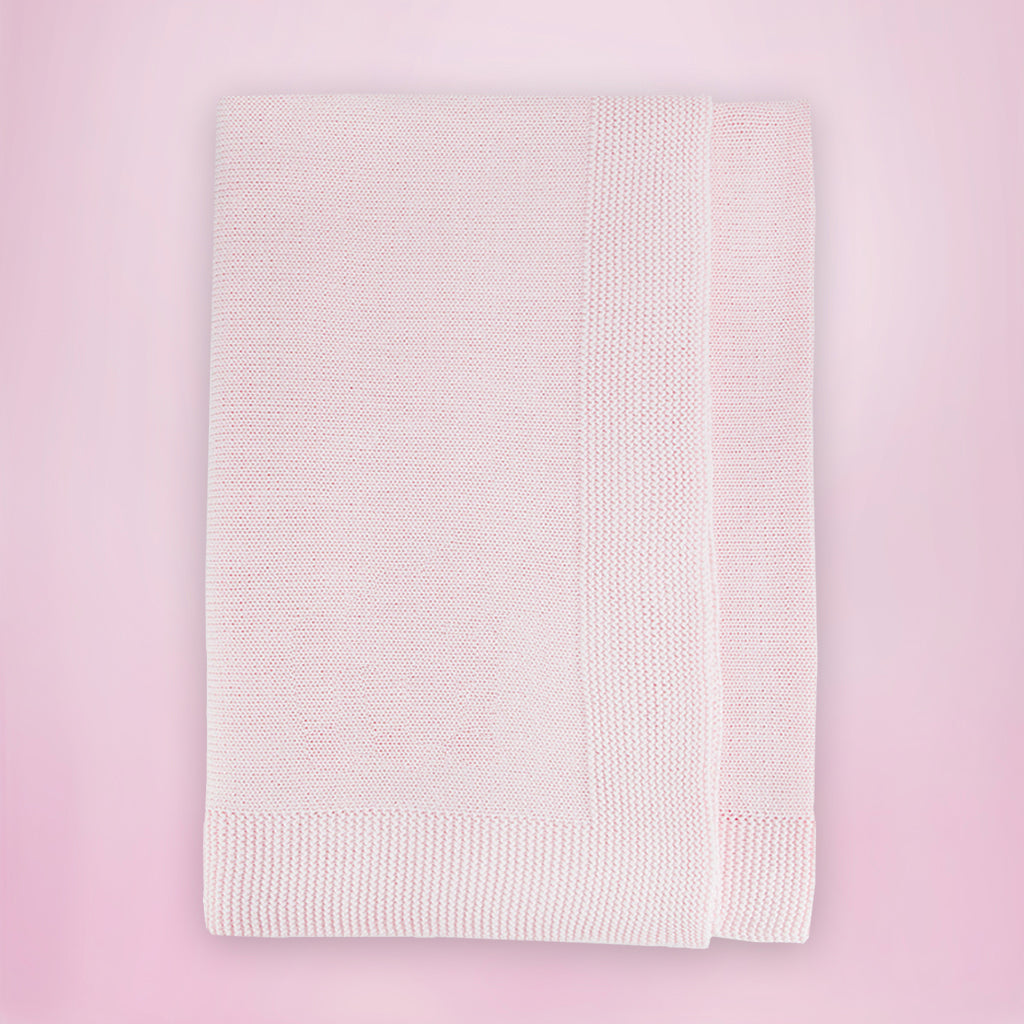 Pink cotton hot sale baby blanket