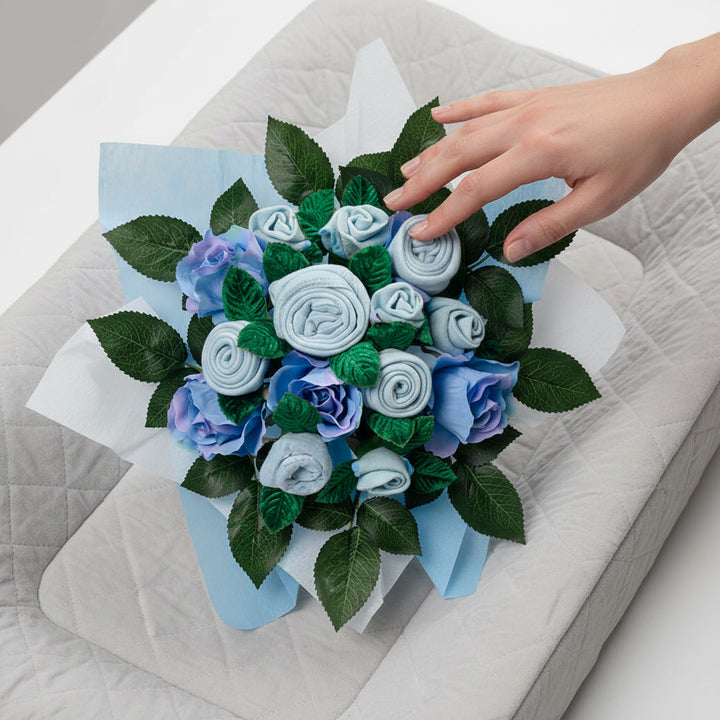 Hand Tied Bouquet, Blue