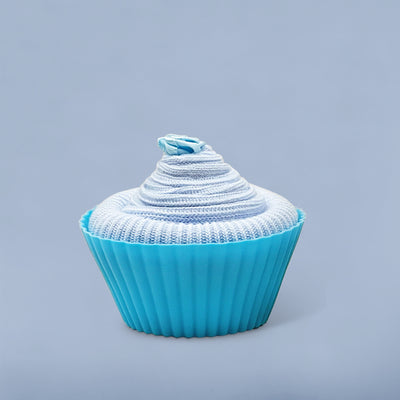 baby socks cupcake gift