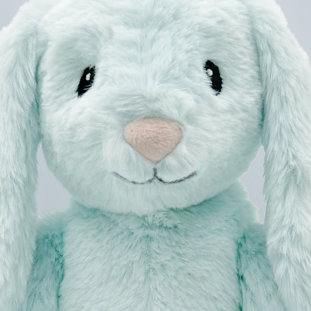 My First Steiff Hoppie Rabbit Soft Toy, Blue