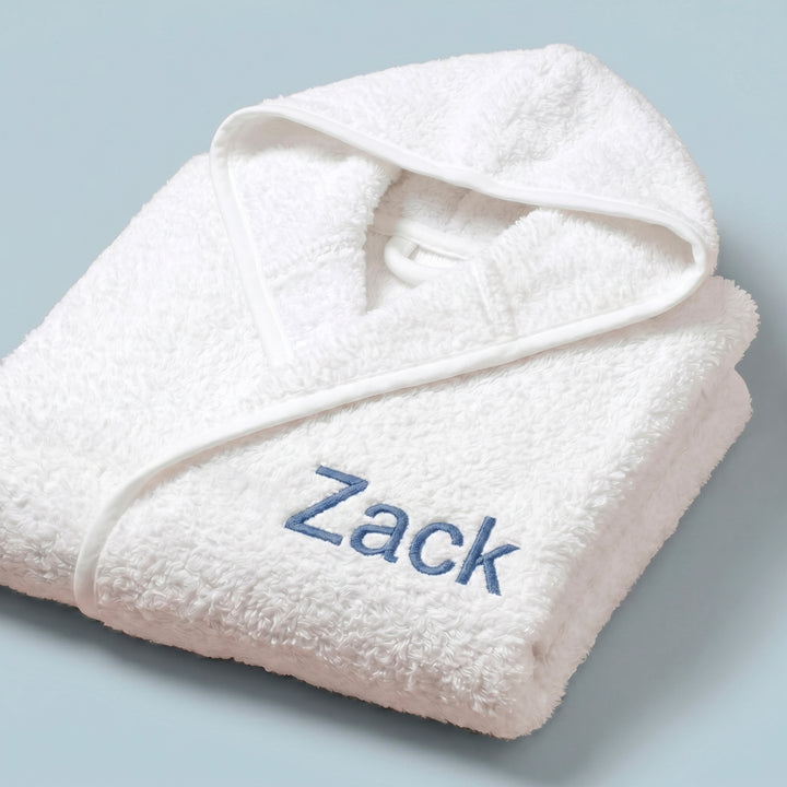 Personalised Bathrobe, Blue 1-2 Years