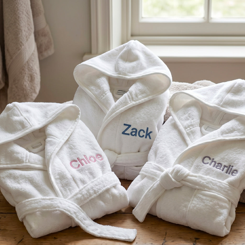 Personalised Baby Bathrobes 0-12 Months