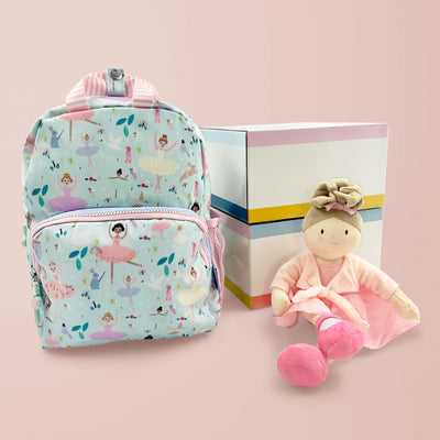 Floss & Rock Enchanted Backpack with Sophie Ballerina Rag Doll Gift Set