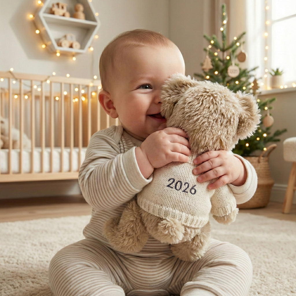 Personalised Christmas Berkeley Year Bear with Gift Box