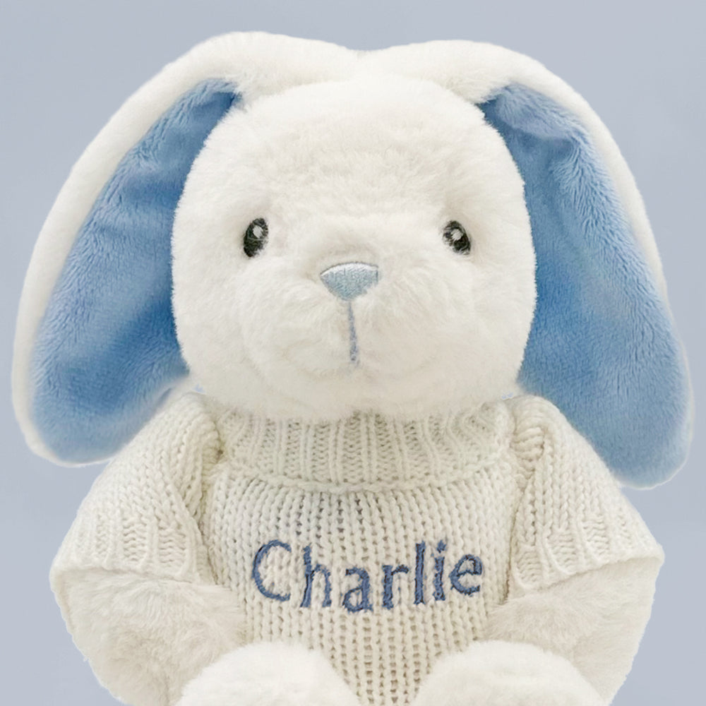 Personalised Little Blue Bunny