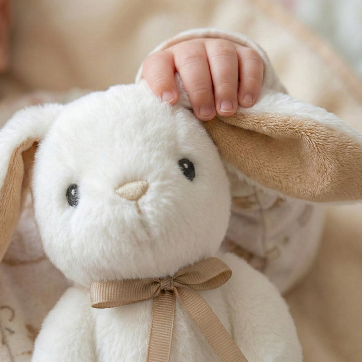 Babyblooms' Little Beige Bunny Soft Toy New Baby Gift