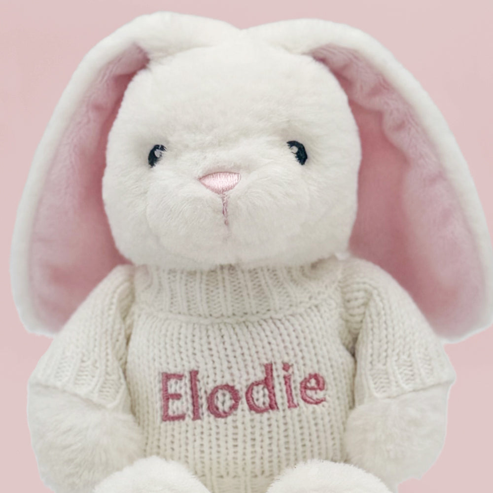 Personalised Pink Bunny Soft Toy