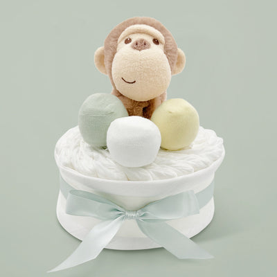 Baby Gift Morris Monkey Nappy Cake