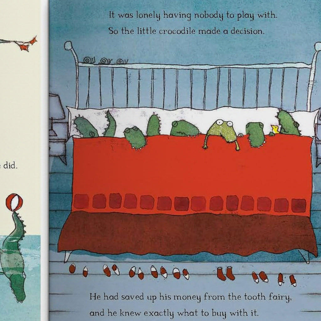 The Crocodile Who Didn't Like Water Storybook
