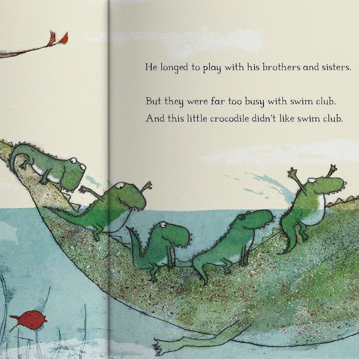 The Crocodile Who Didn't Like Water Storybook