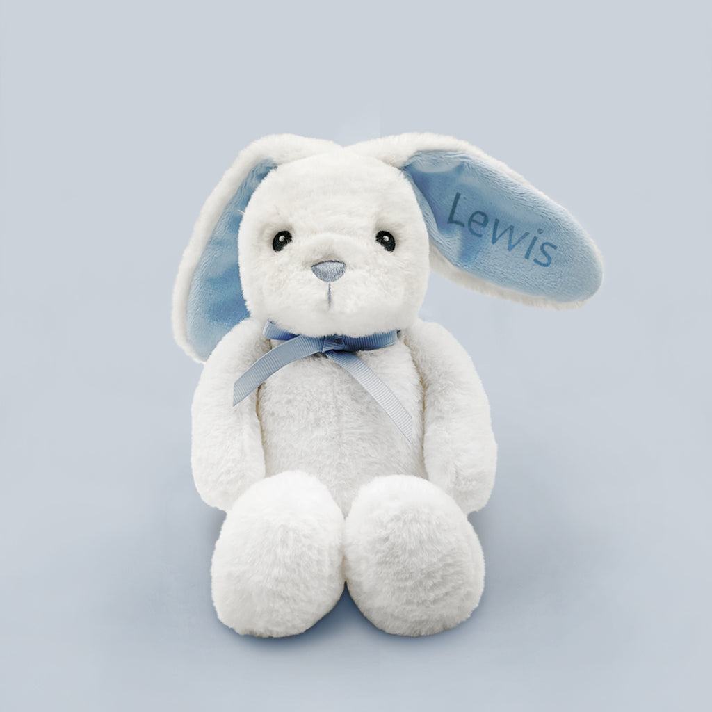 Personalised Baby Bunny, Blue