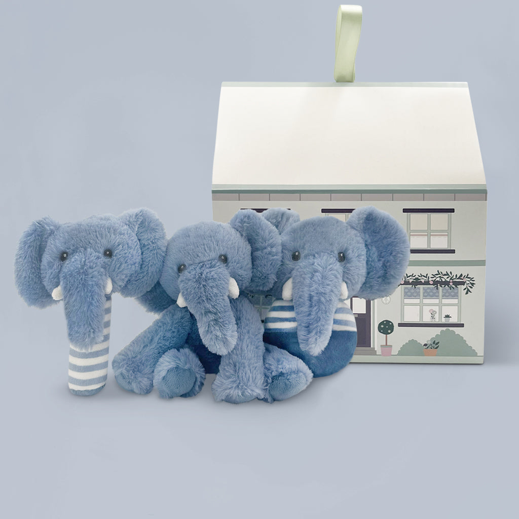 Baby Gift Three Little Elephants Soft Toy Set