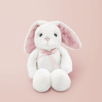 Personalised Little Pink Bunny and Little Love Baby Pyjamas