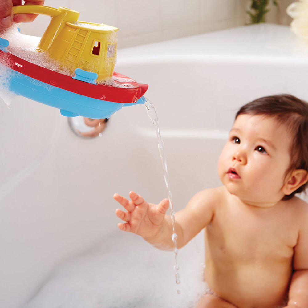 Colourful Tugboat Toy by Green Toys