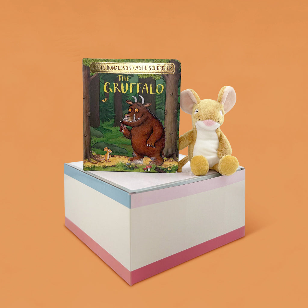 Gruffalo Mouse Soft Toy and Board Book Toddler Gift Set