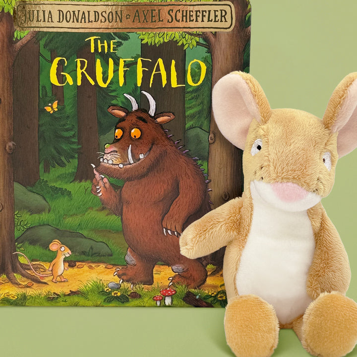 Gruffalo Mouse Soft Toy and Board Book Toddler Gift Set