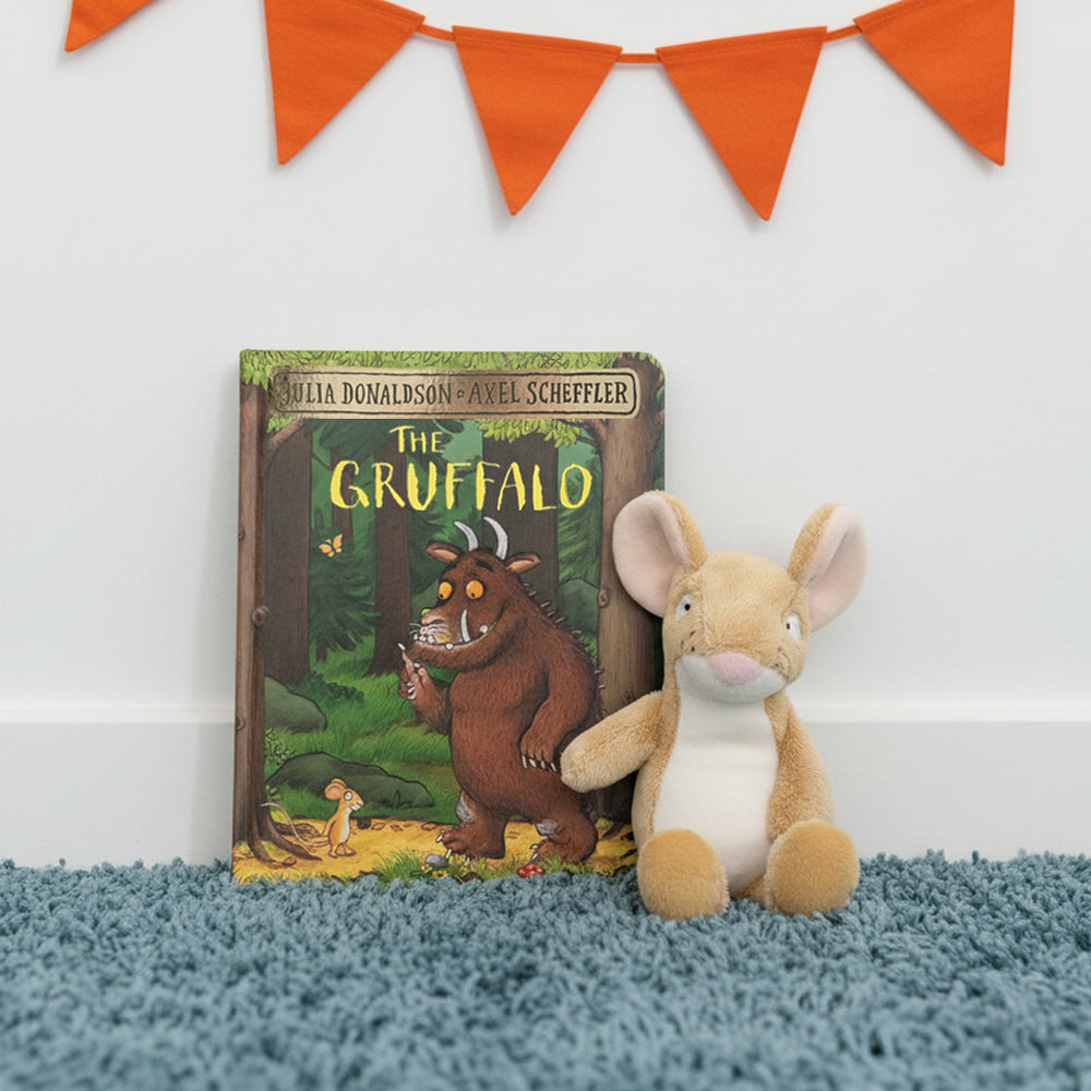 Gruffalo Mouse Soft Toy and Board Book Toddler Gift Set