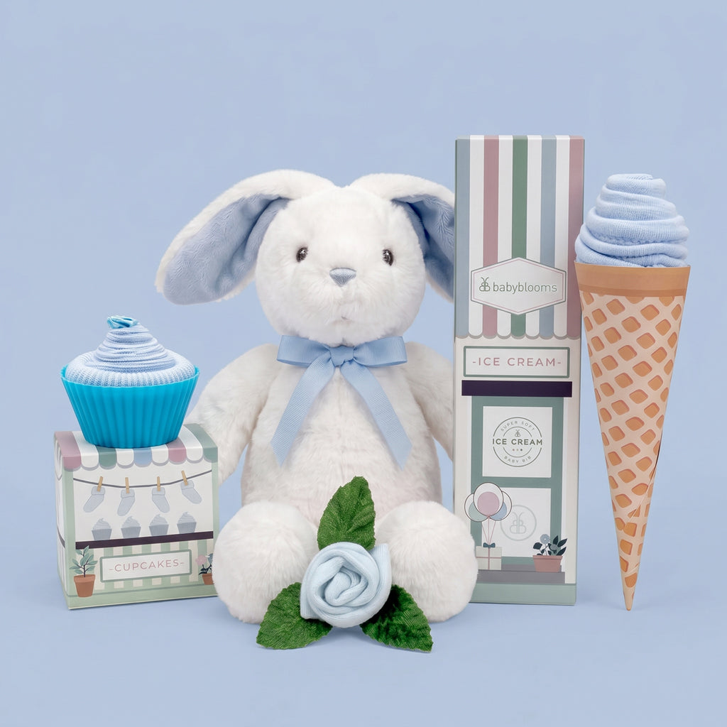 Babyblooms Hello Baby Gift Set, Blue