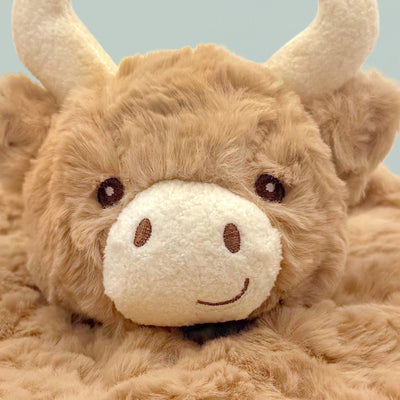 Highland Cow Baby Comforter 