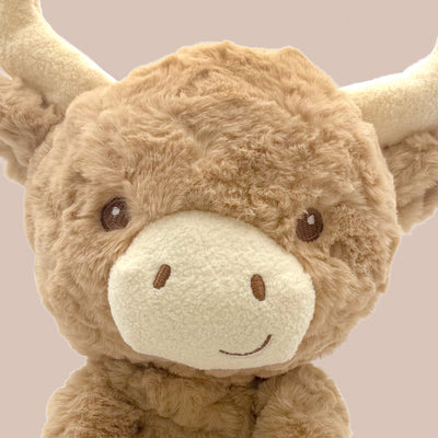 Highland Cow Soft Toy, Close Up