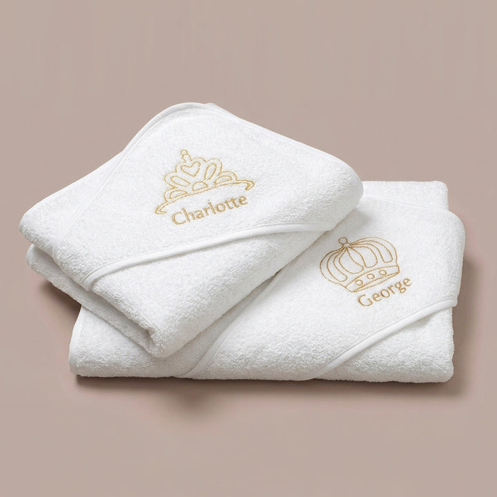 Large Personalised Royal Hooded Towel