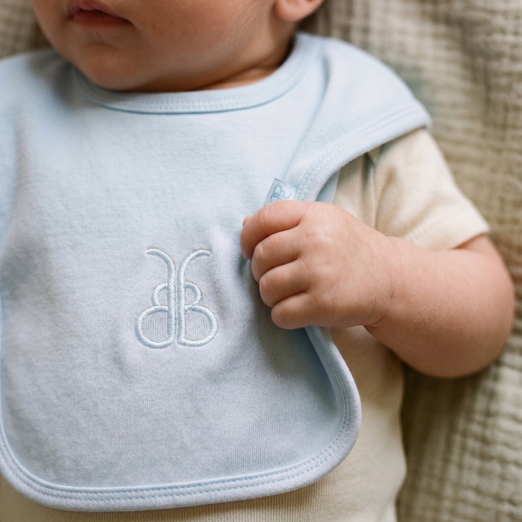 Babyblooms Ice Cream Bib, Blue