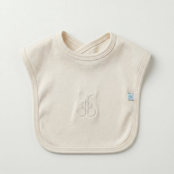 Babyblooms Ice Cream Bib, Cream