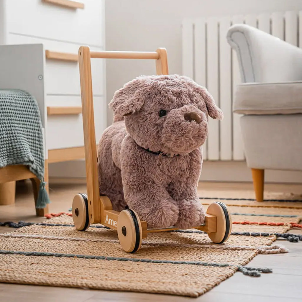 Personalised Bailey Dog Baby Walker