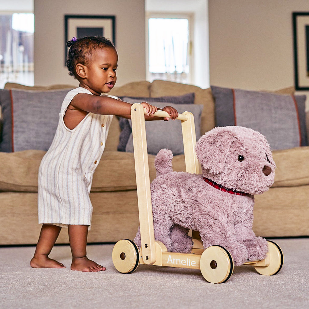 Personalised Bailey Dog Baby Walker