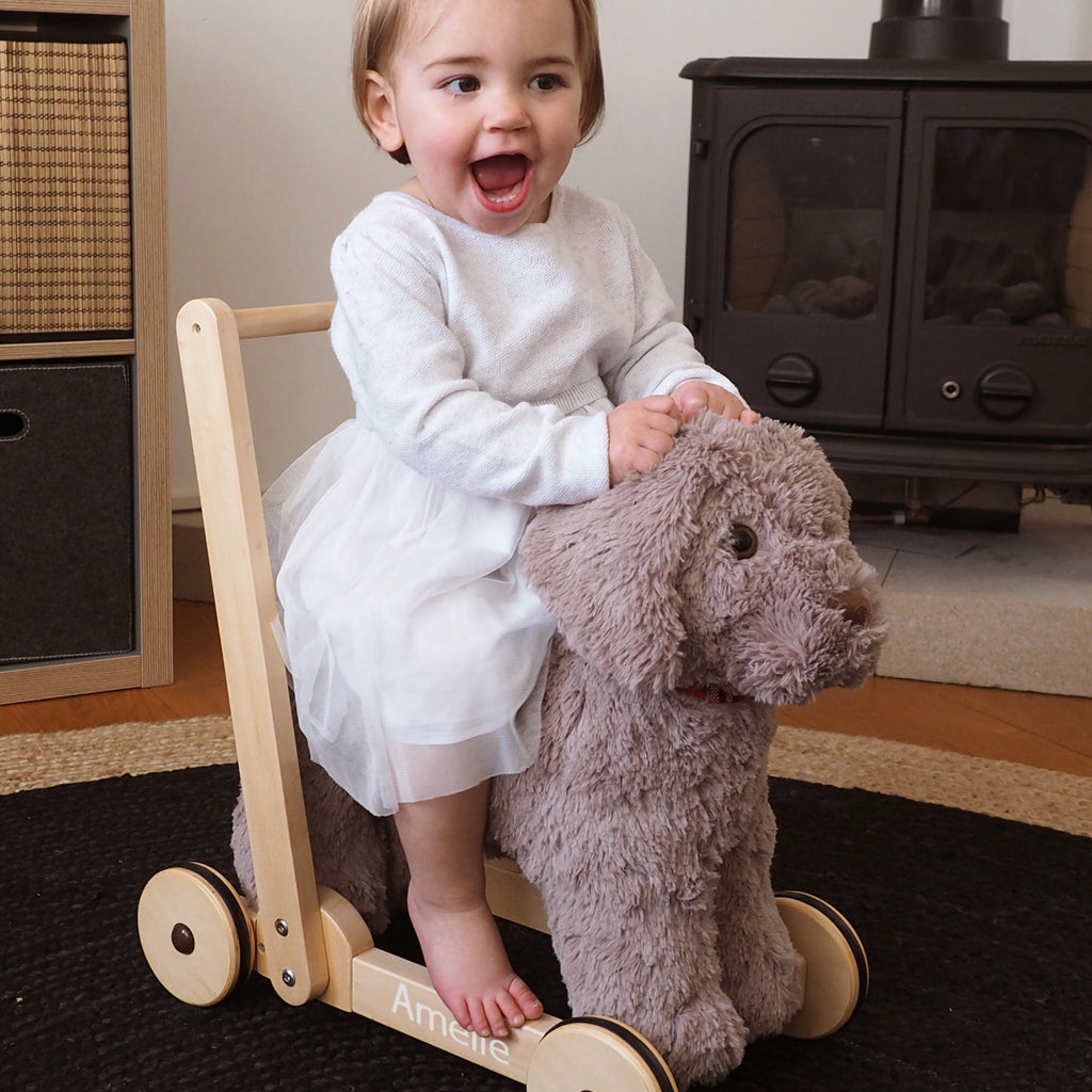 Personalised Bailey Dog Baby Walker
