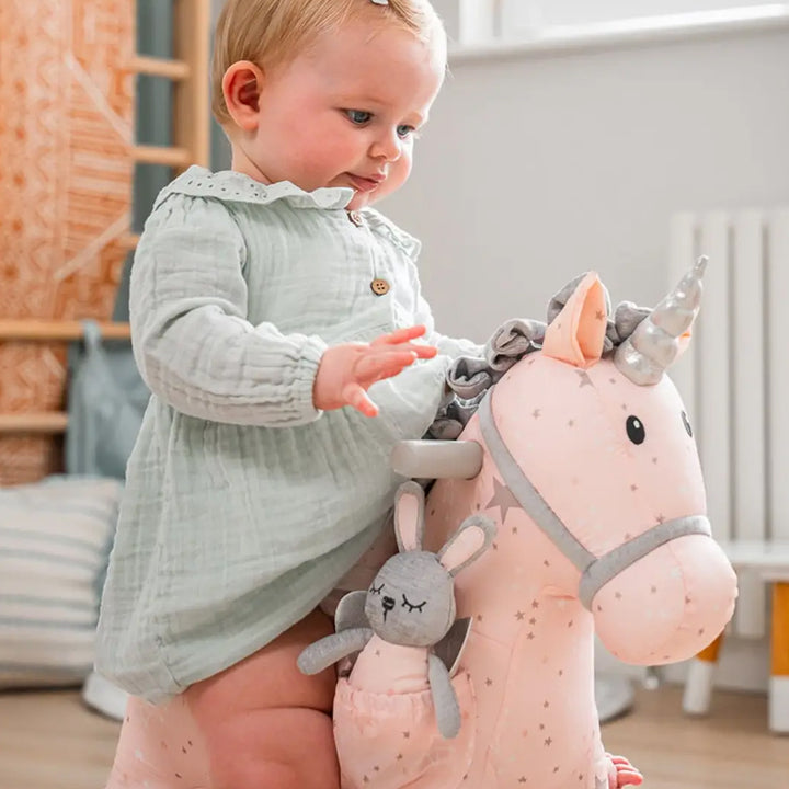 Personalised Celeste & Fae Rocking Unicorn