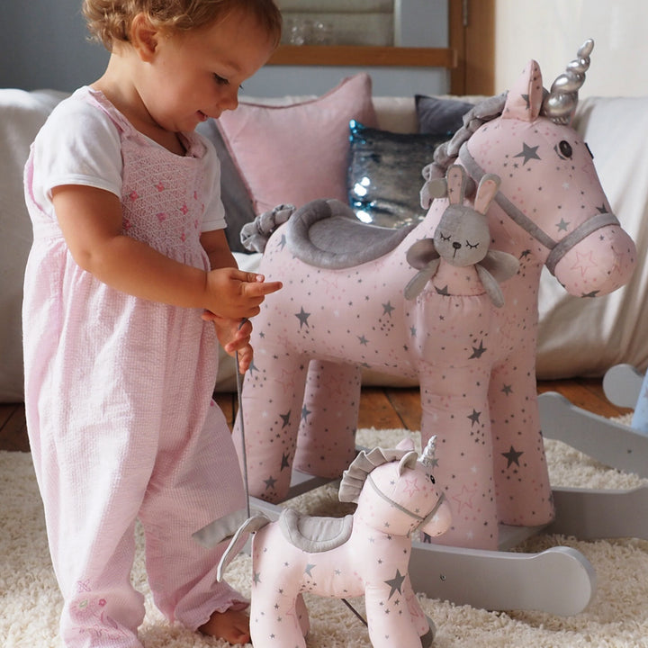 Personalised Celeste & Fae Rocking Unicorn