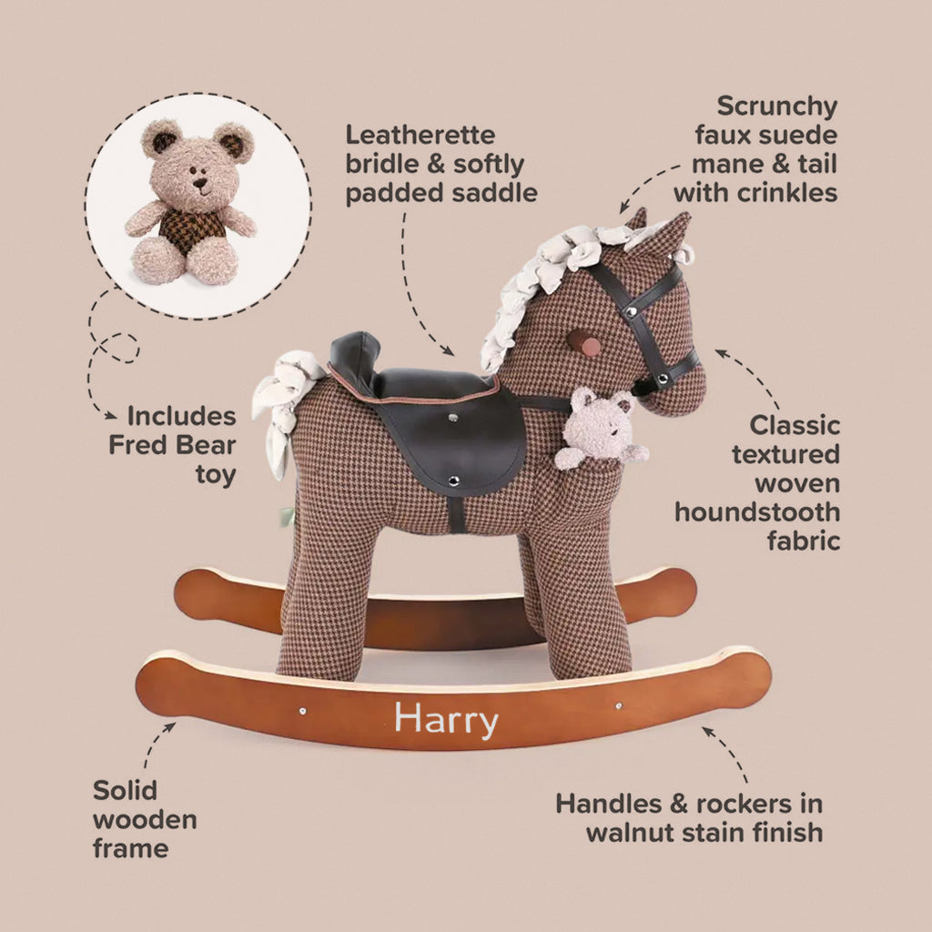 Personalised Chester & Fred Rocking Horse