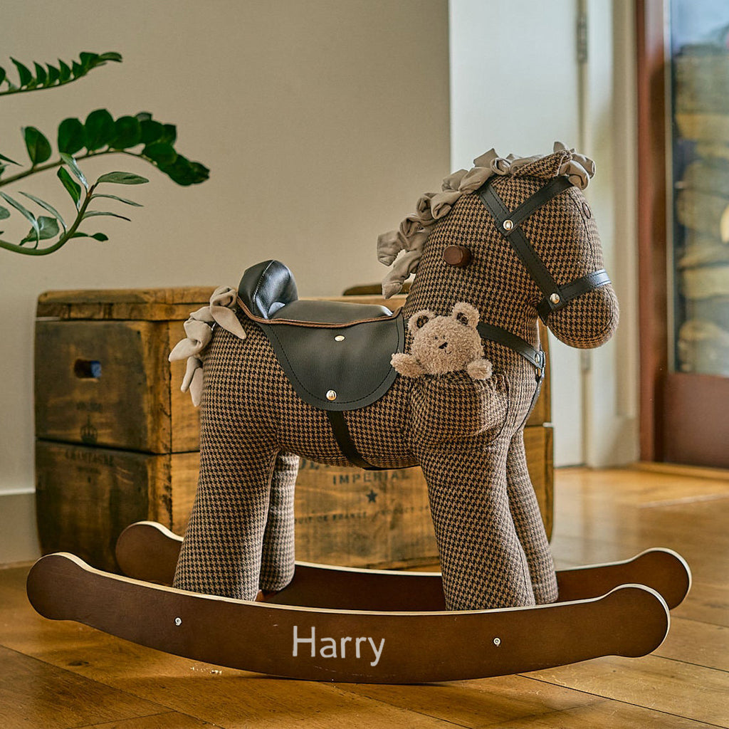 Personalised Chester and Fred Rocking Horse
