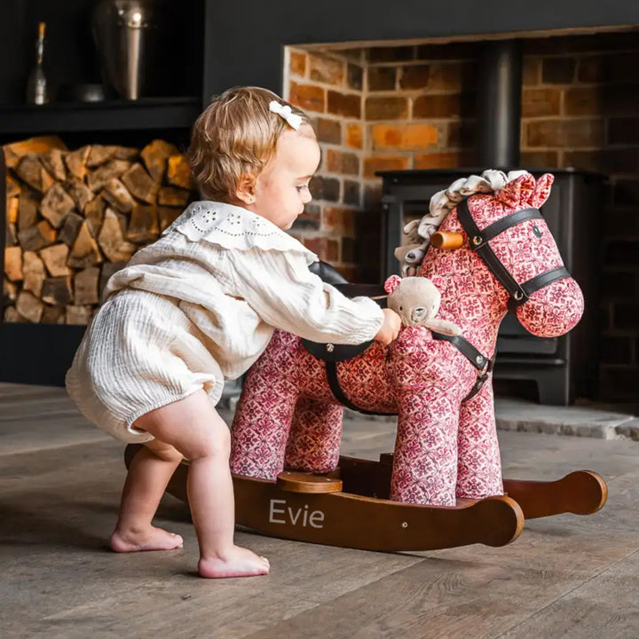 Personalised Cooper & Beau Rocking Horse
