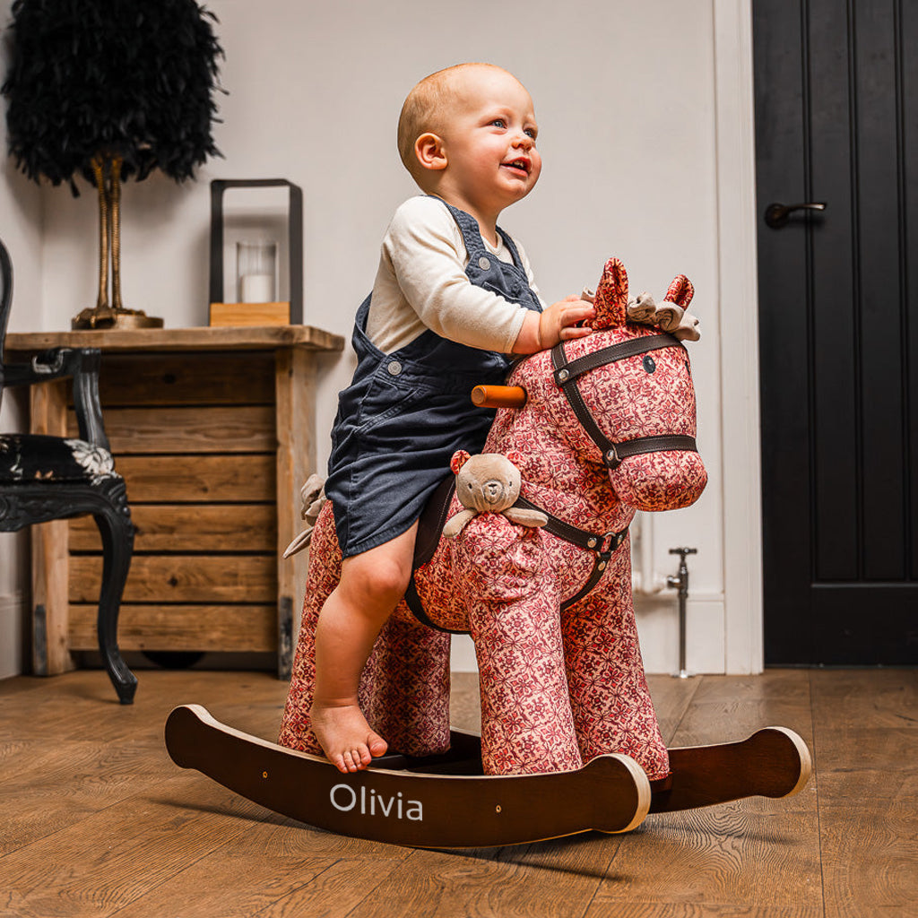 Personalised Cooper & Beau Rocking Horse