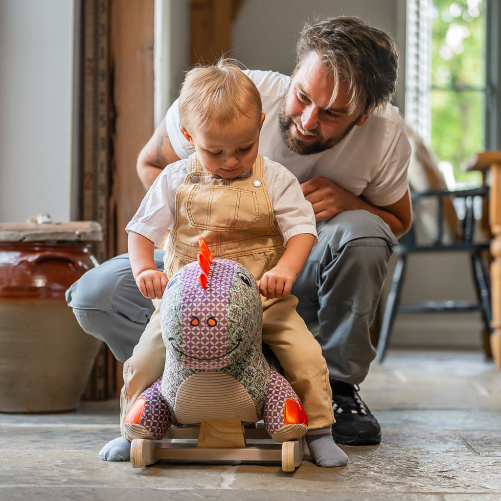 Personalised Digley Rocking Dinosaur
