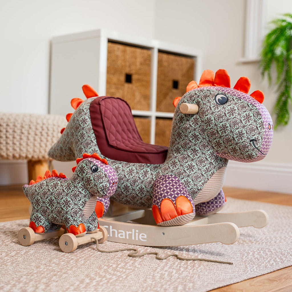 Personalised Digley Rocking Dinosaur