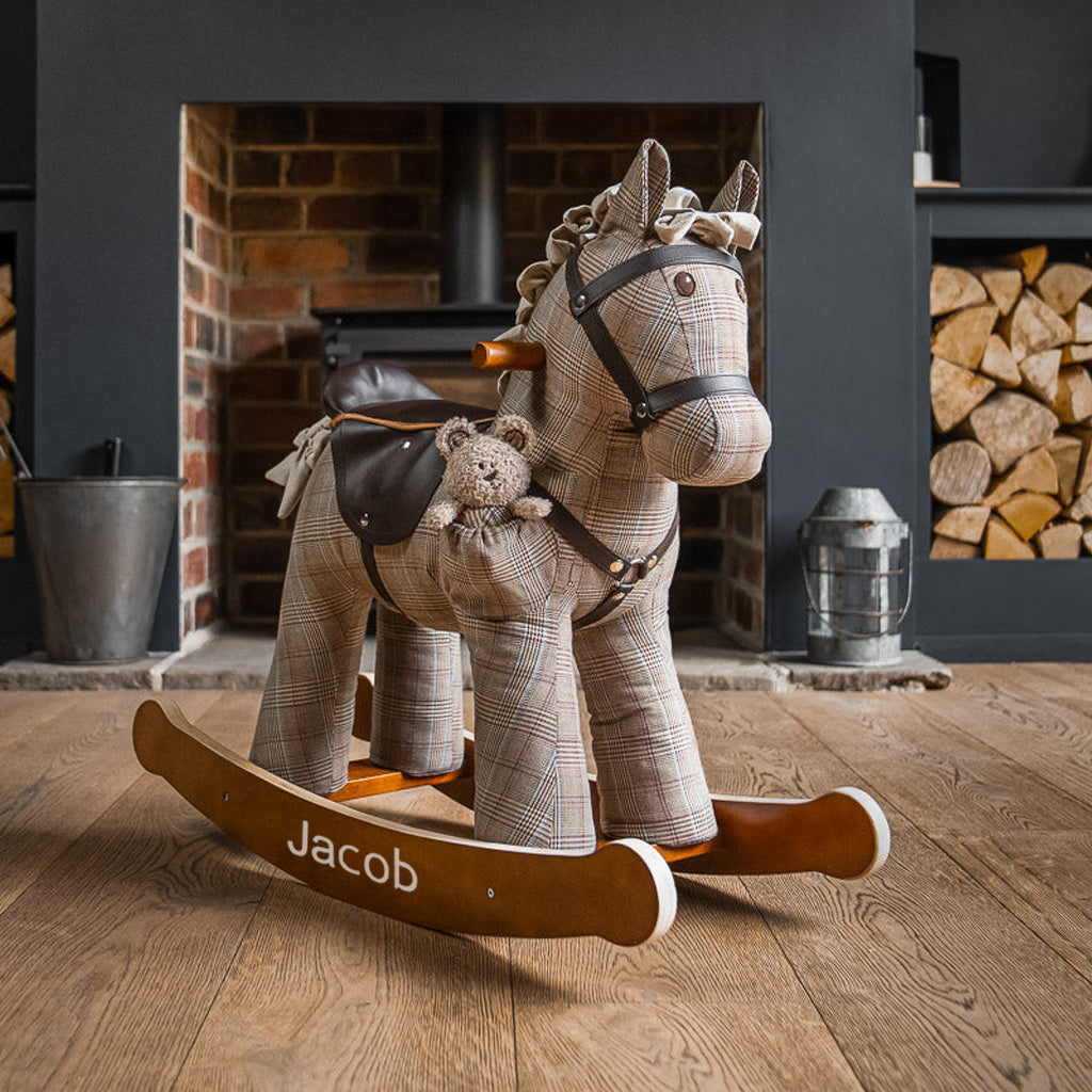 Personalised Jasper & Blake Rocking Horse 