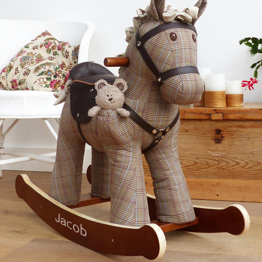 Personalised Jasper & Blake Rocking Horse