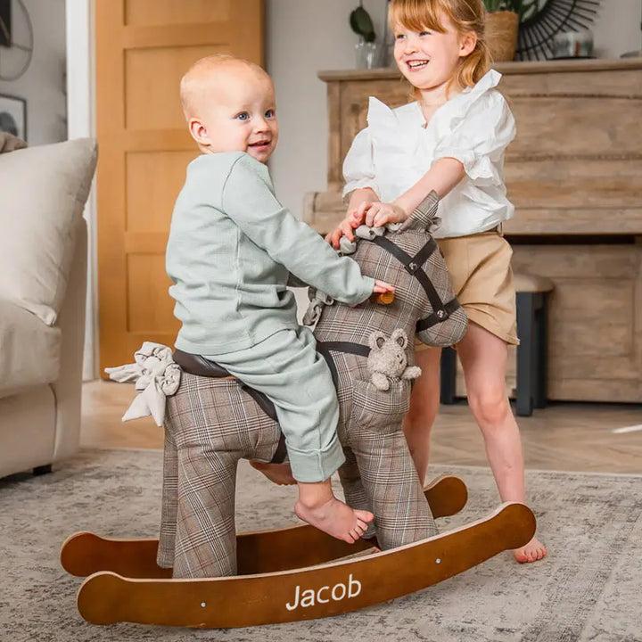 Personalised Jasper & Blake Rocking Horse