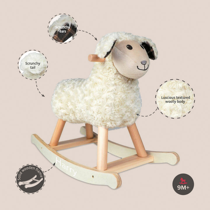 Personalised Lambert Rocking Sheep