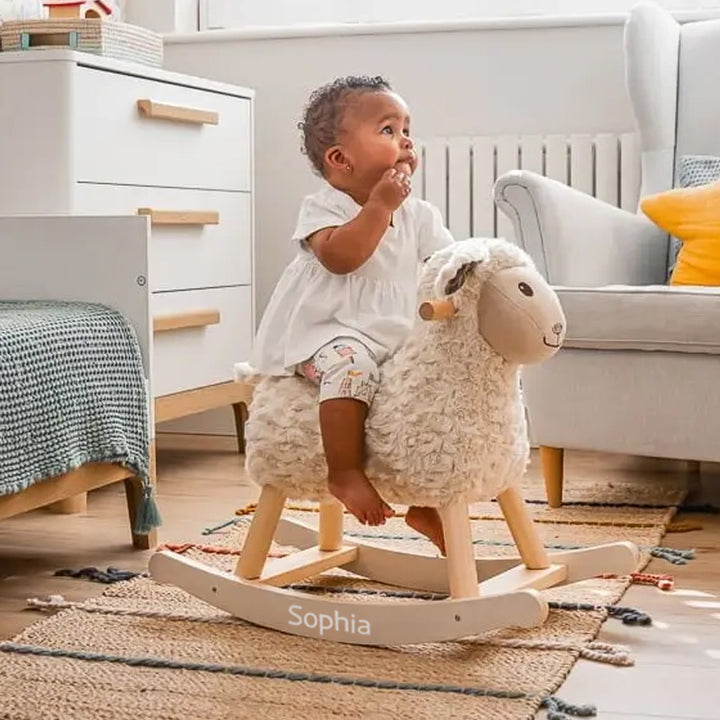 Personalised Lambert Rocking Sheep