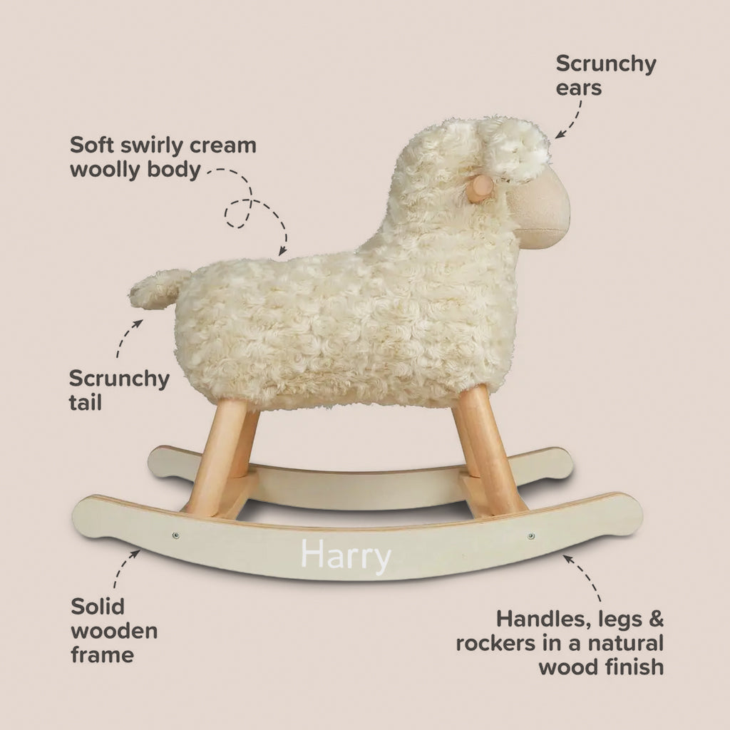 Personalised Lambert Rocking Sheep