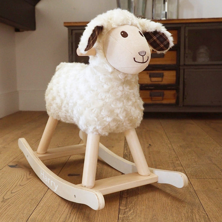 Personalised Lambert Rocking Sheep