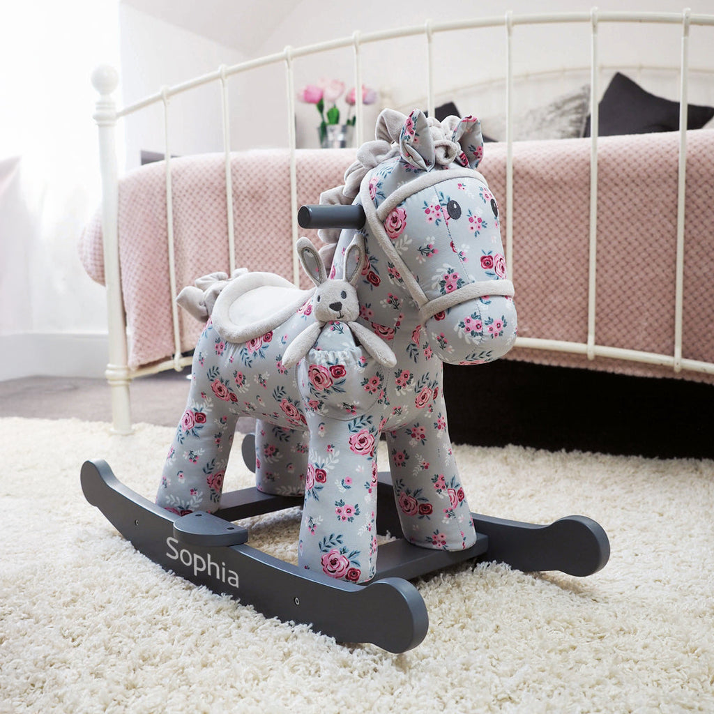 Personalised Lily & Rose Rocking Horse