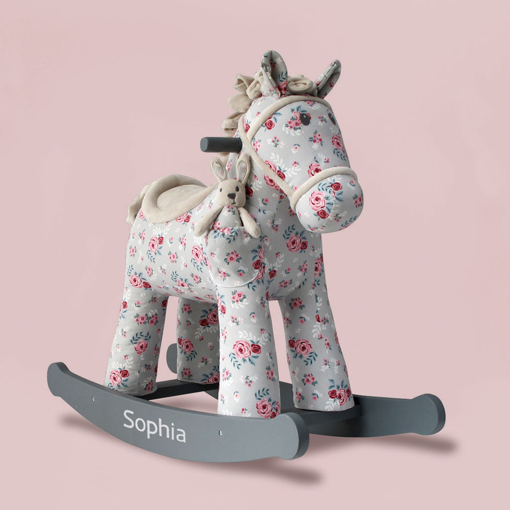 Personalised Lily & Rose Rocking Horse