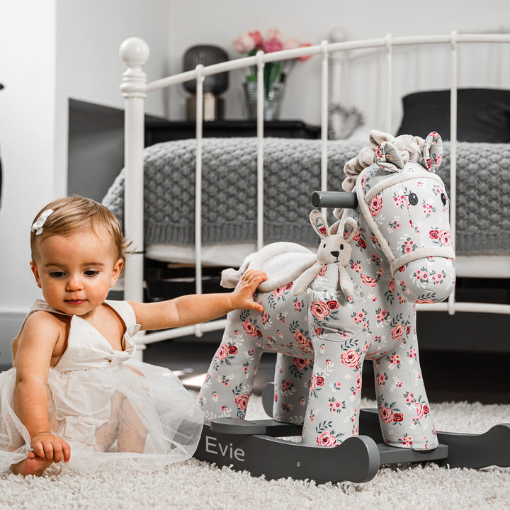 Personalised Lily & Rose Rocking Horse